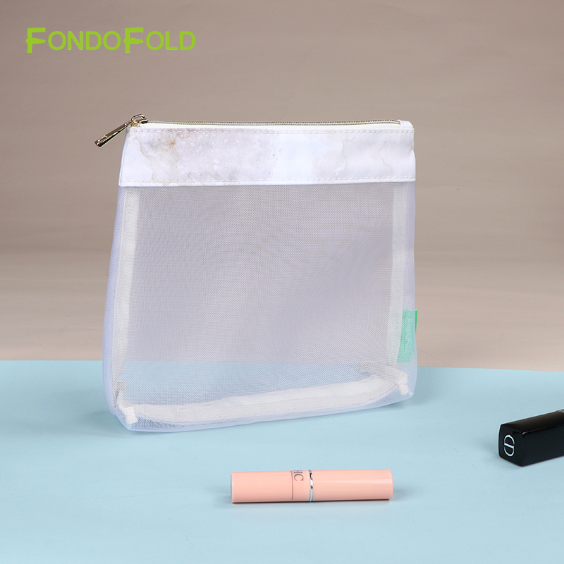 Nylon Mesh Cosmetic Bag Recycled Polyester